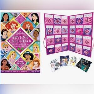 Disney Advent Calendar Storybook Set - Pink & Purple - NEW